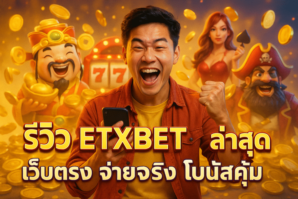 รีวิว ETXBET ล่าสุด เว็บตรง จ่ายจริง โบนัสคุ้ม
