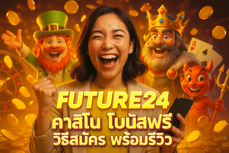 FUTURE24 คาสิโน โบนัสฟรี วิธีสมัคร พร้อมรีวิว