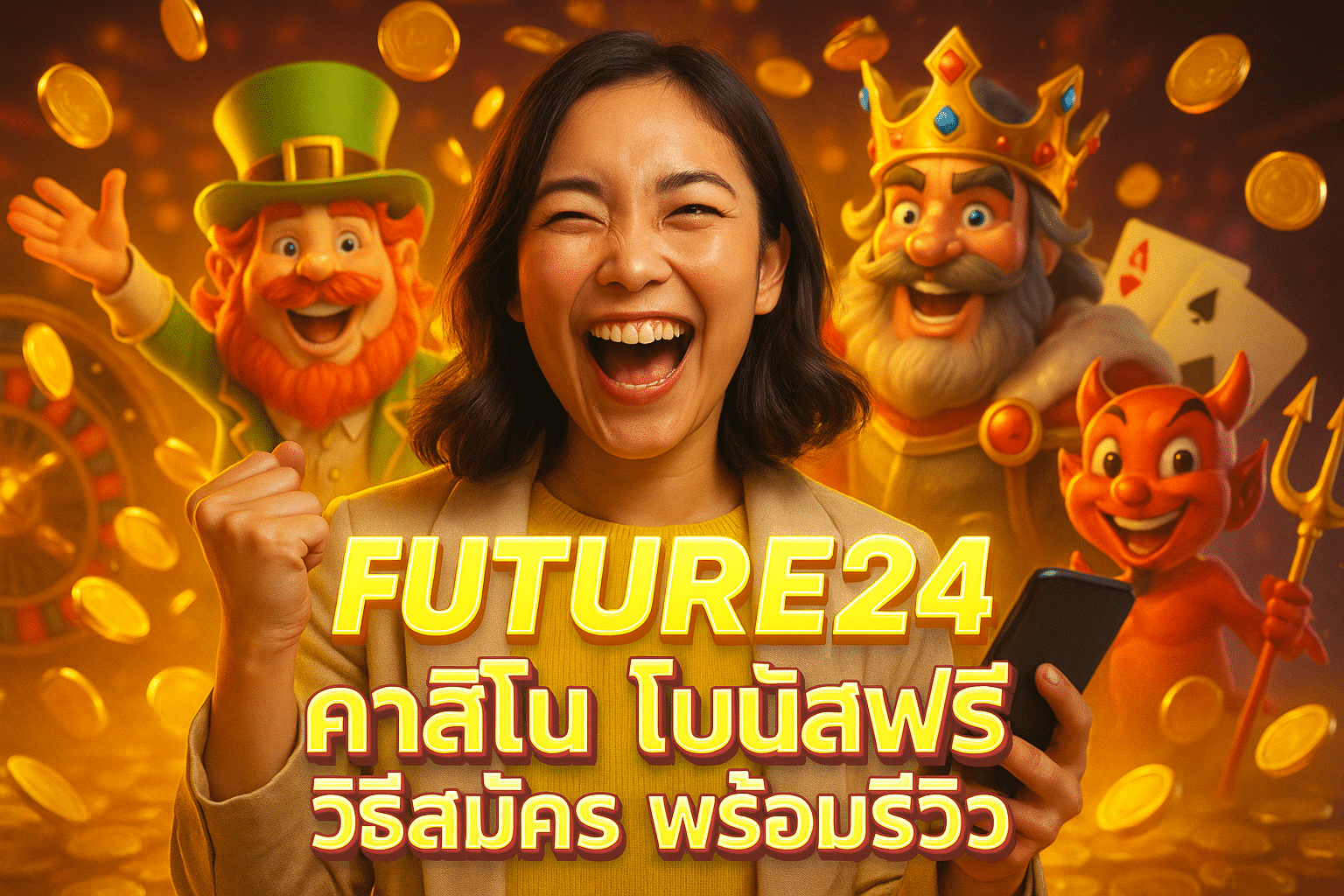 FUTURE24 คาสิโน โบนัสฟรี วิธีสมัคร พร้อมรีวิว
