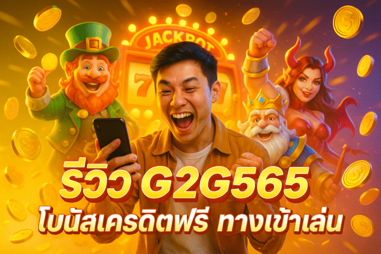 รีวิว G2G565 โบนัสเครดิตฟรี ทางเข้าเล่น