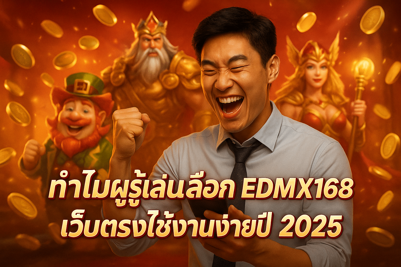 ทำไมผู้เล่นเลือก EDMX168 เว็บตรงใช้งานง่ายปี 2025