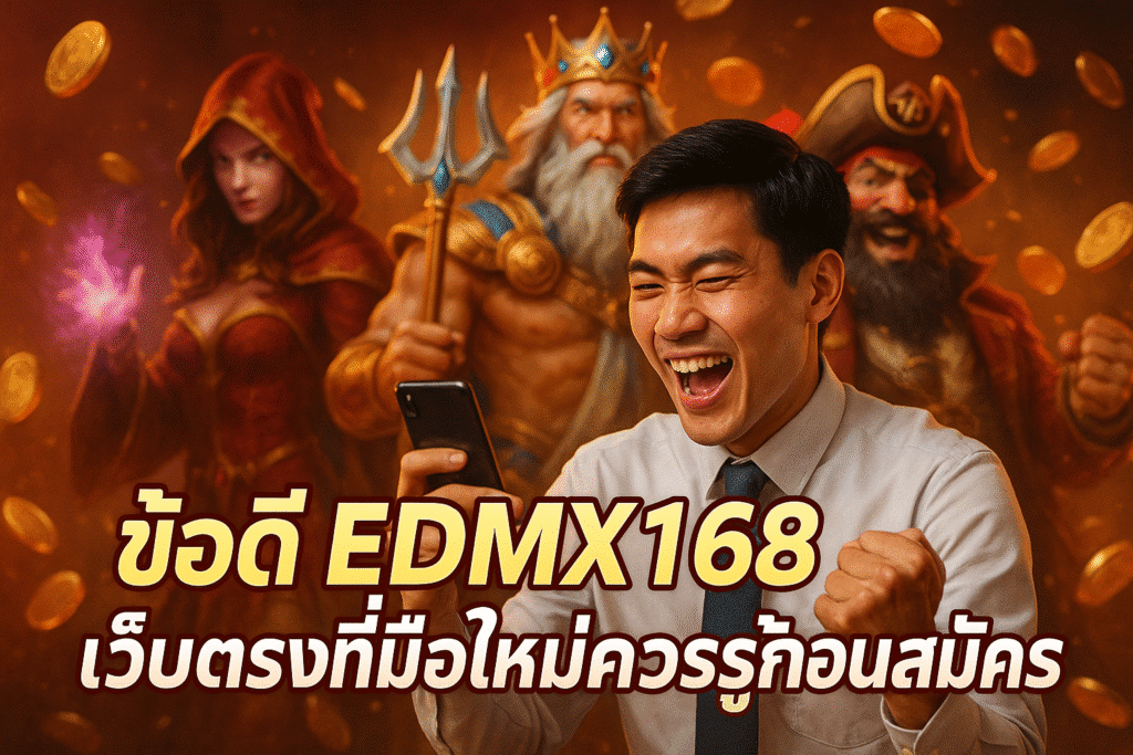 ข้อดี EDMX168 เว็บตรงที่มือใหม่ควรรู้ก่อนสมัคร