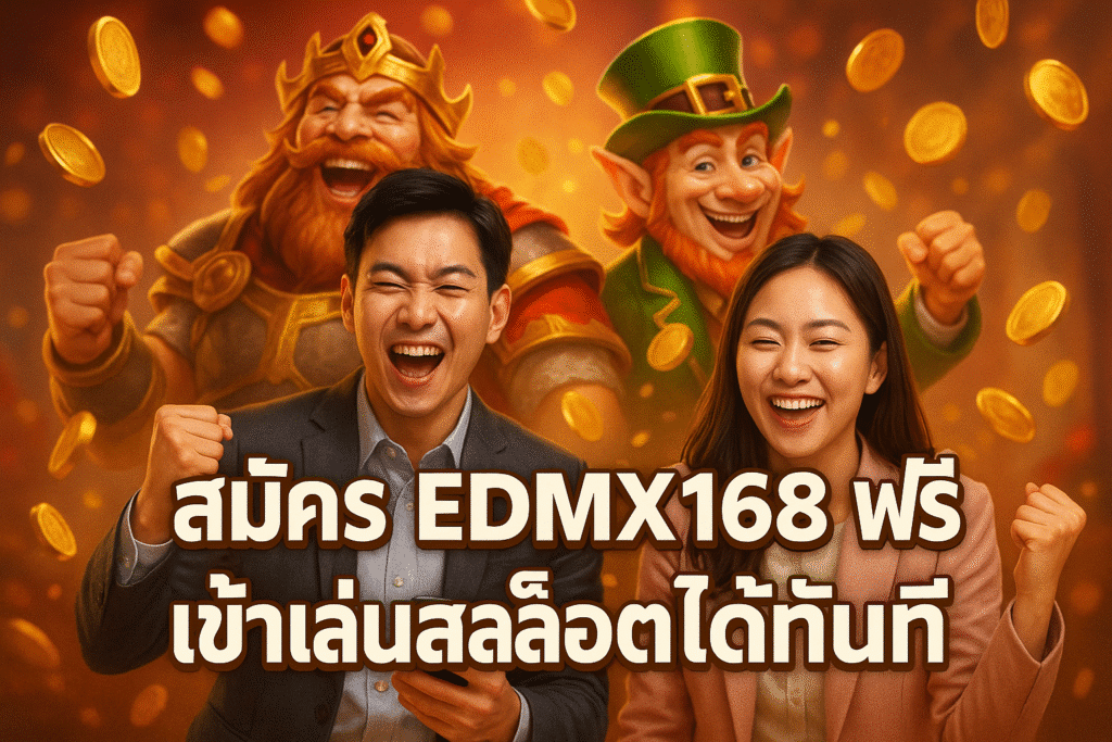 สมัคร EDMX168 ฟรี เข้าเล่นสล็อตได้ทันที