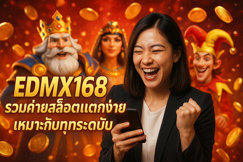 EDMX168 รวมค่ายสล็อตแตกง่าย เหมาะกับทุกระดับ