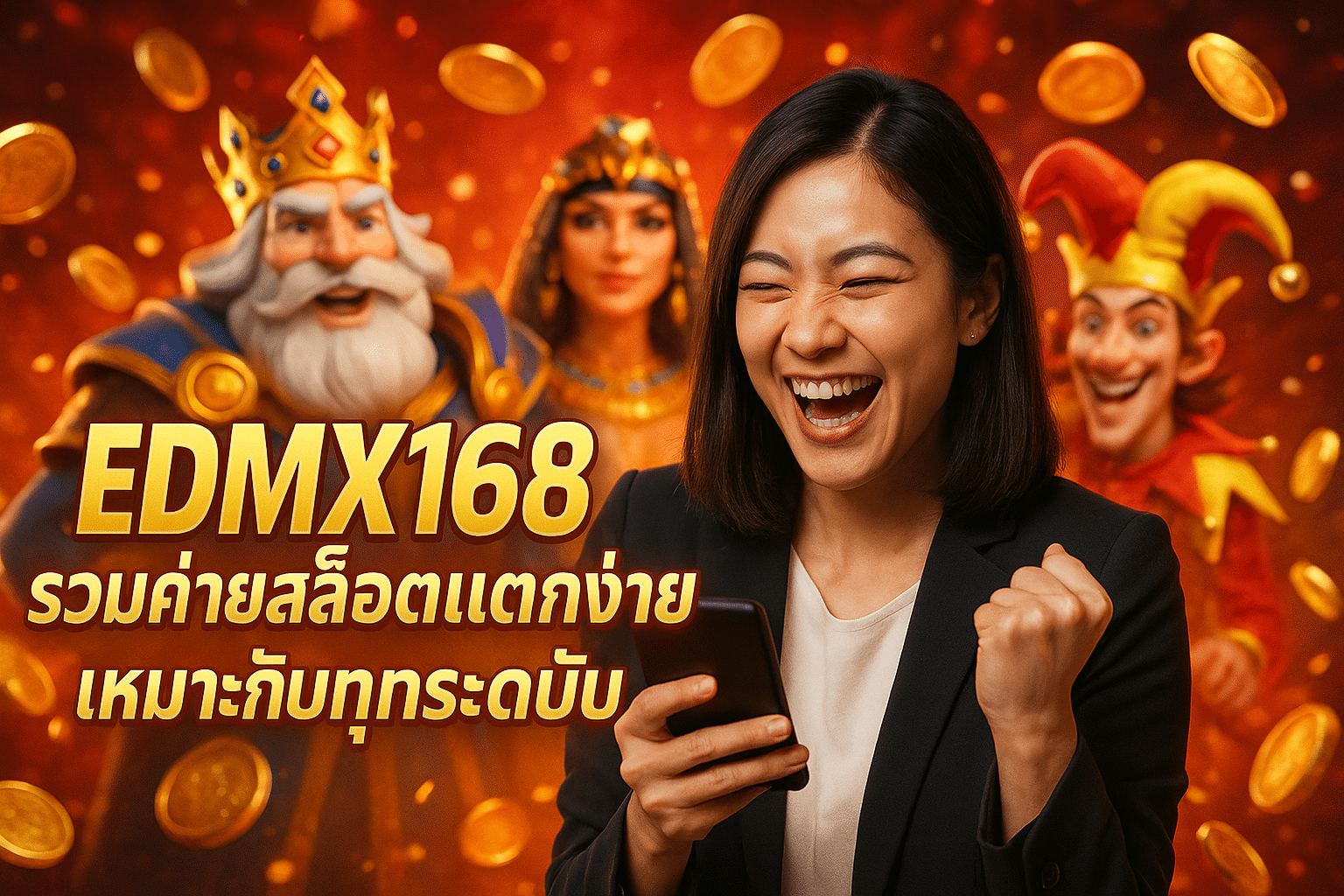EDMX168 รวมค่ายสล็อตแตกง่าย เหมาะกับทุกระดับ