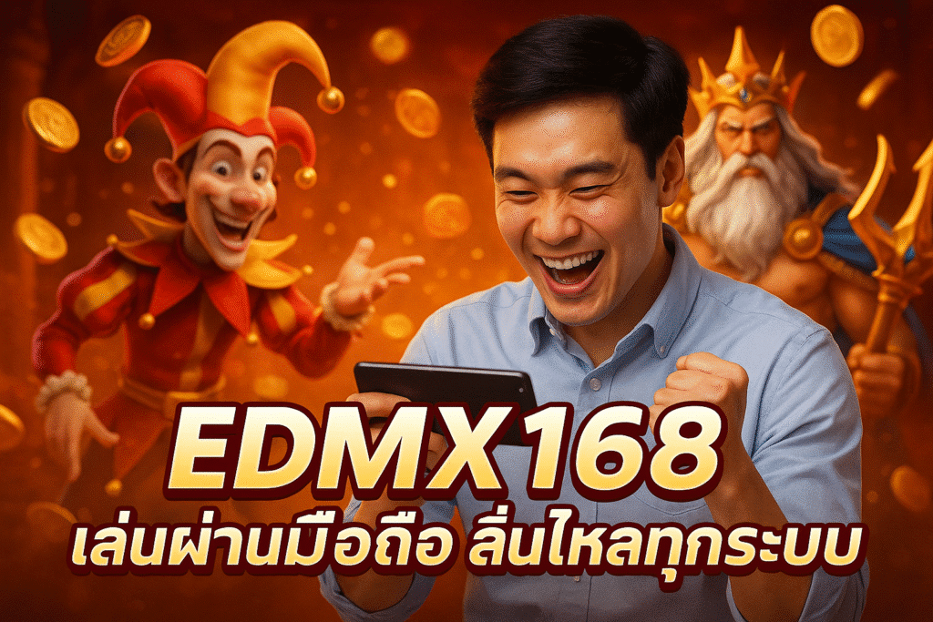 EDMX168 เล่นผ่านมือถือ ลื่นไหลทุกระบบ